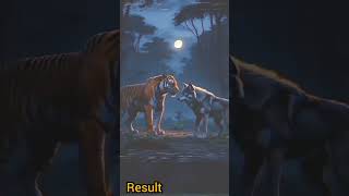 tiger.and.wolf combine #shortsvideo