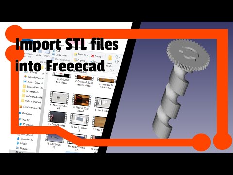 Freecad tips and tricks (#3): importing/editing .STL files