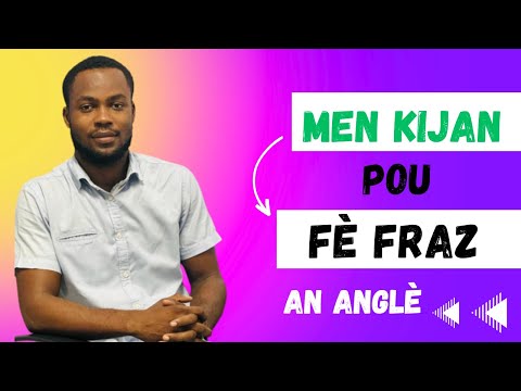 How to Build a Sentence in English/ Lesson 8