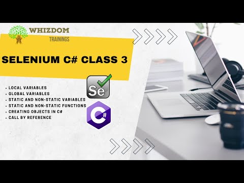 #selenium  C# Training Class 3 ||  @WhizdomTrainings