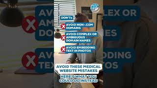 Avoid these medical website mistakes #shorts