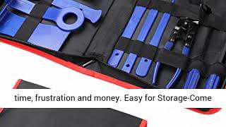 19Pcs Trim Removal Tool,Car Panel Door Audio Trim Removal Tool Kit, Auto Clip Pliers Fastener Remove