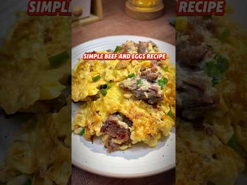 Simple Beef and eggs recipe ﻿ #simplerecipe #easyrecipe #beefrecipe #eggrecipe #foodie