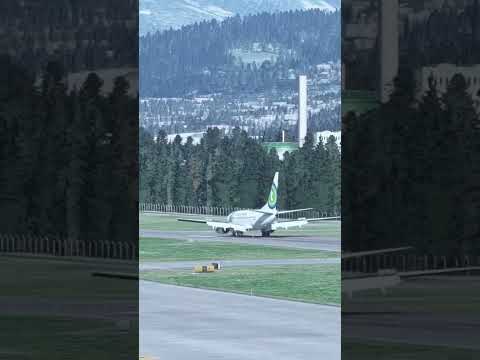 Hard landing in Lugano #shorts
