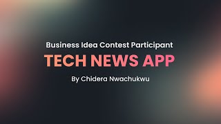 Tech News App