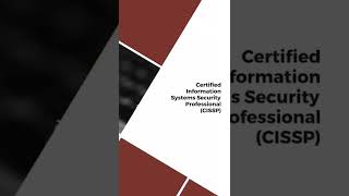 CISSP A Cyber Security Certification #shorts #shortsvideo