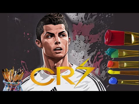 Cristiano Ronaldo painting
