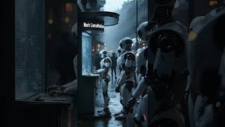 Job hunting robot#robot #robotshow #work #unemployment #job