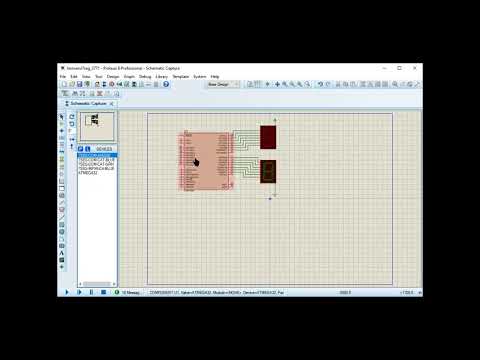 how to build 7 segmen with anoda and katoda by cv avr ft proteus