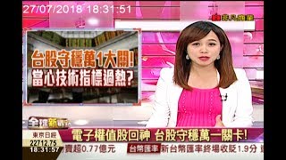 台股守11000! 過熱? 7月消費者信心下降!/全球新觀點20180727