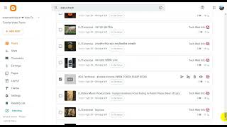 Blogspot Tubes : How To Blogger Trash Post Delete From Techvids.in Website