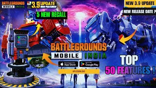 FINALLY 😍 BGMI 3.9 UPDATE CONFIRM RELEASE DATE  | BGMI ME NEW UPDATE KAB AAYEGA ? |BGMI 3.9 FEATURES