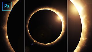 Easy Photoshop Tutorial - Annular Solar Eclipse Effects