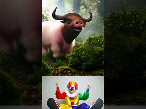Lợn đầu bò, kkk...Tiếu lâm thật (Pig head cow, kkk What a joke)! #funny #animals #pig  #dongvat