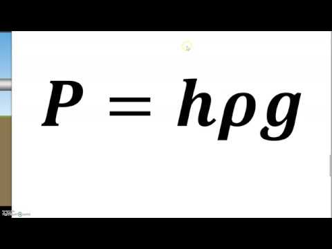 A lesson on pressure in liquids.