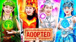 Baby Doll Adopted 4 Elements: Fire, Water, Air And Earth! Four Elements Vs Tung Tung Tung Sahur