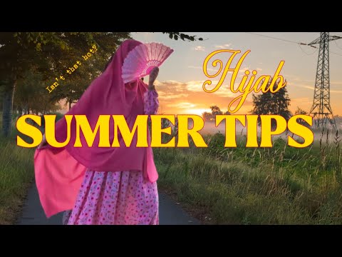 Wearing Hijab in Summer as a Revert Muslim ☀️ My tips