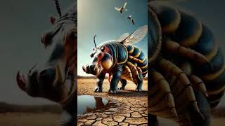 bee+hippo#aicombo #newshortvideo