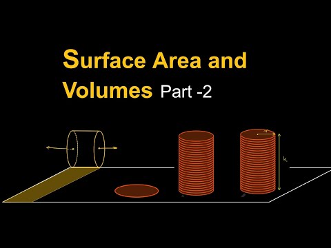 Right Circular Cylinder| Surface Area and Volumes | Class 9 Maths | Introduction | NCERT| Part-2