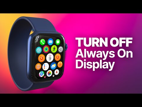 Apple Watch: Turn off Always On Display