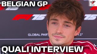 Charles Leclerc: Still no hope of winning | Post Qualy Interview Belgian GP 2025