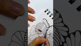 Easy Zentangle Art#zenart   #doodles #zentangle #abstractart  #zendoodle #art #inspired