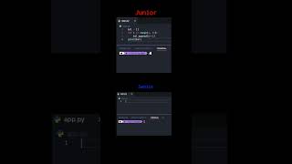 For Loop: Junior vs Senior #kampusit