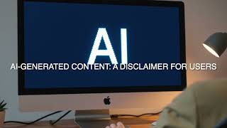 AI Generated Content: A Disclaimer for Users