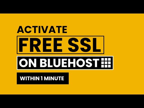 How To Activate Free SSL Certificate In Bluehost 2025 | Bluehost Free SSl Not Working
