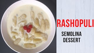 Rashopuli Semolina Dessert Recipe | Sujir Pitha Recipe | Sujir Pitha | Pitha Recipe