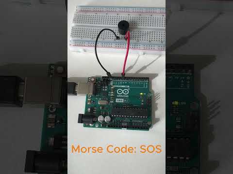 Just made my buzzer speak Morse Code... then scream like a siren 😂