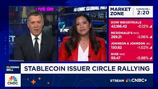 Circle, Coinbase shares rise after Senate passes stablecoin legislation