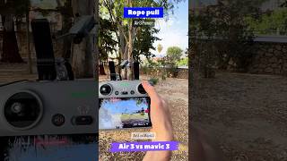 DJI MAVIC 3 vs DJI AIR 3 rope pull fight 🤯#djiair3 #dji #drone #djidrone