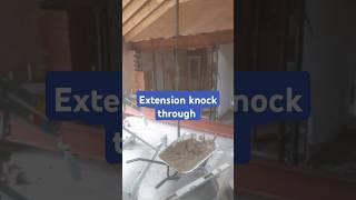 extension knock through #youtubeshorts #construction #diy #builder #home #youtube #fyp