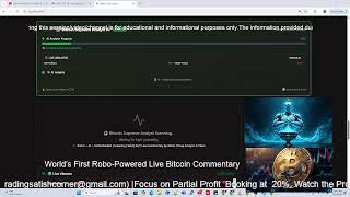 Live Bitcoin Trading | 13th July |  AI Robot Commentary  Analysis & Prediction #bitcoin #cryptolive