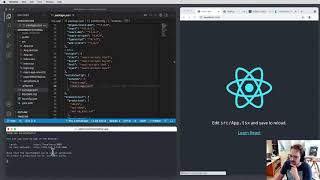 How to start building a react web app.