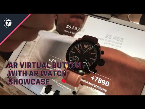 AR Virtual Button with AR Watch Showcase