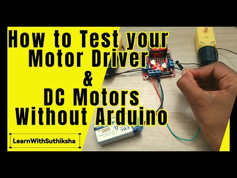Part - 9 | 🔌 How to Test Motor Driver and DC Motors Without Arduino ⚡ | Easy Tutorial for Beginners