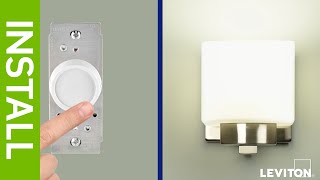 How to Install a Leviton RNL06 and RDL06 Trimatron Rotary Dimmer