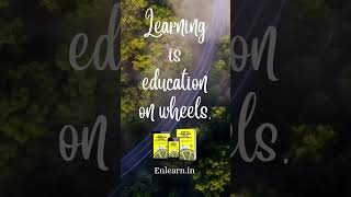 education keeps you going.  Get your ebook today. #enlearn #learn #education #howtostudy #ebook