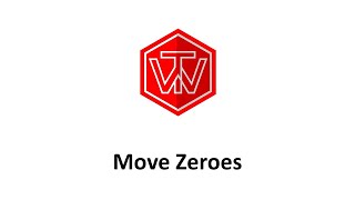 Move Zeroes | LeetCode 283 | Facebook Coding Interview Tutorial