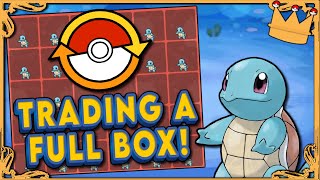 I Surprise Traded a FULL BOX of Squirtle!