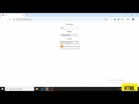 Input tag & Attributes in Form | HTML tutorial for beginners | Web Development Tutorial in Urdu