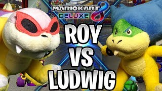 ABM: Roy Vs Ludwig !! Mario Kart 8 Deluxe Gameplay Match !! RACE & BATTLE !! HD