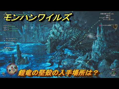 モンハンワイルズ　鎧竜の堅殻の入手場所は？　武器・防具素材集め入手方法　＃４２２　【モンスターハンターワイルズ】