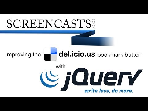 Improving the Delicious Bookmark Button with jQuery