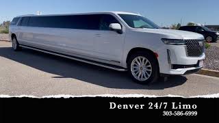 Denver 247 Limo - New Stretch Cadillac Escalade Limousine SUV Limos Colorado