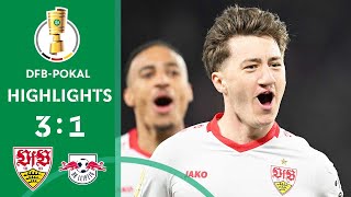 Stiller-Rocket! VfB Advances To Final! | VfB Stuttgart vs. RB Leipzig 3-1 | HL | DFB-Pokal SF