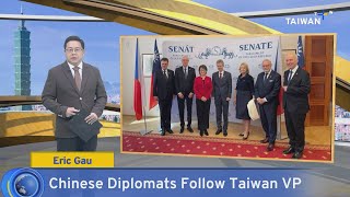 Chinese Diplomats Follow Taiwan VP, What's Up Taiwan – News at 17:00, June 29, 2025｜TaiwanPlus News