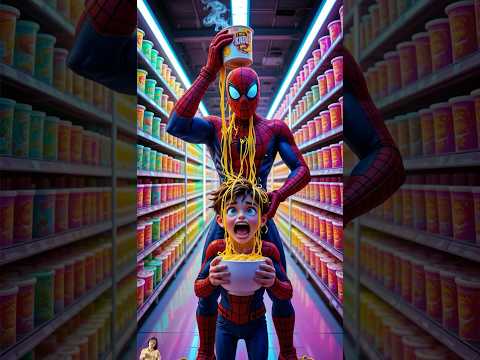 😘 Evolution of Avengers: Spiderman Dumps Noodles on Boy’s Head ✅  #spiderman #evolution #evocrawl